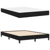 vidaXL Cama tipo Box Spring con colch&oacute;n Negro 160 x 200 cm tela
