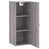 vidaXL Armario de pared gris Sonoma 34,5x34x90 cm