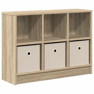 vidaXL Aparador Roble Sonoma 73,5 x 22,5 x 53,5 cm