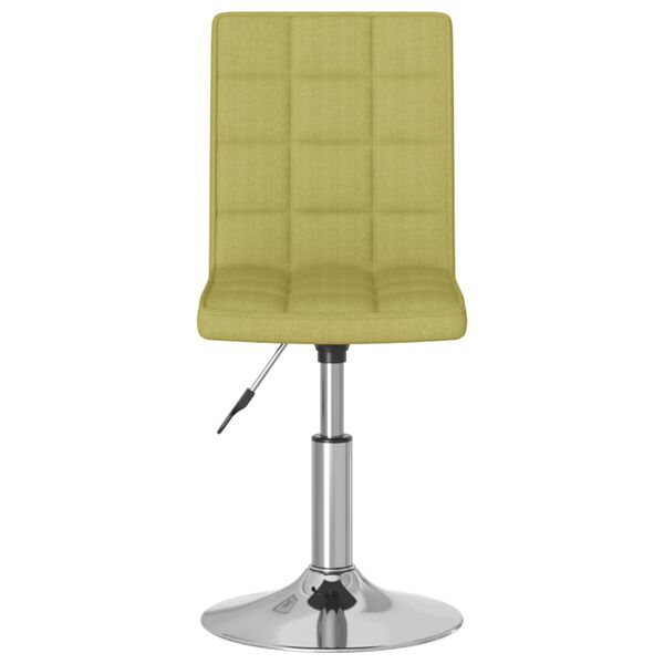 vidaXL Taburete de cocina tela verde