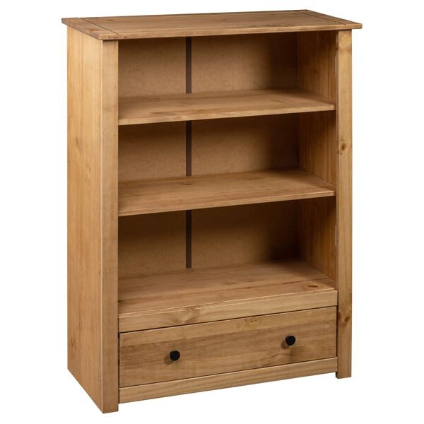 vidaXL Librer&iacute;a de madera maciza de pino estilo Panam&aacute; 80x35x110 cm