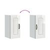 vidaXL Armario de pared de cocina Kalmar blanca de alto brillo