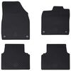 vidaXL Alfombrilla de Coche 4 pcs Negro adecuado para VW ID.3 2019-