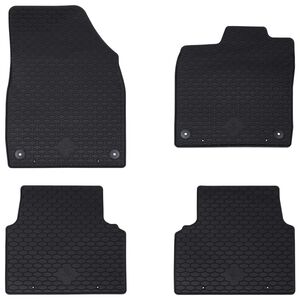 vidaXL Alfombrilla de Coche 4 pcs Negro adecuado para VW ID.3 2019-
