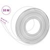 vidaXL Borduras de jardín 4 uds polietileno gris 10 m 20 cm