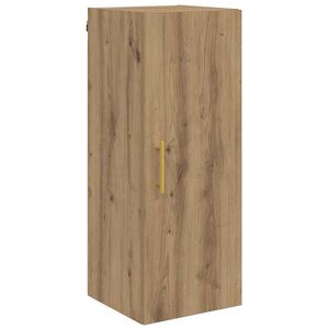 vidaXL Armario de pared Roble artisan 34,5 x 34 x 90 cm