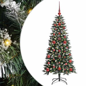 vidaXL &Aacute;rbol de Navidad artificial Verde 120 cm PVC, Pl&aacute;stico y Acero