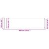 vidaXL Toldo lateral retr&aacute;ctil para patio negro 600x160 cm