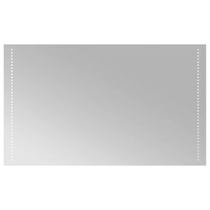 vidaXL Espejo de ba&ntilde;o LED Transparente 100 x 60 cm vidrio templado