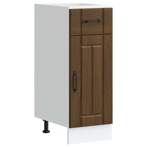 vidaXL Mueble bajo de cocina Lucca roble marr&oacute;n
