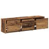 vidaXL Gabinete de TV con LEDs Madera envejecida 140 x 34 x 40 cm