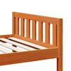 vidaXL Cama de ni&ntilde;os sin colch&oacute;n madera maciza pino marr&oacute;n 75x190 cm