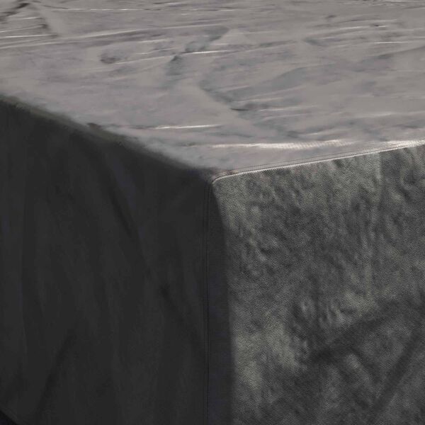 vidaXL Funda para muebles Liso Negro 260 x 260 x 70 cm 600D