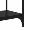 vidaXL Gabinete de TV Roble Negro 100x33x41cm