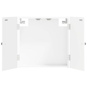 vidaXL Armario para dianas EDE Blanco Brillante 52,5 x 10,5 x 53,5 cm