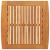 vidaXL Mesa lateral Aceite Natural Madera de Acacia S&oacute;lida