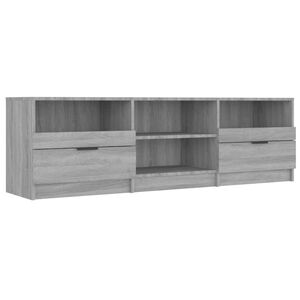 vidaXL Mueble de TV madera contrachapada gris Sonoma 150x33,5x45 cm