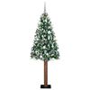 vidaXL &Aacute;rbol de Navidad Delgado con 300 LED con soporte Verde 180 cm
