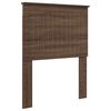 vidaXL Cabecero Roble Marr&oacute;n Madera de ingenier&iacute;a