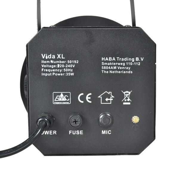 DJ Disco Tri Luz De LED V&eacute;rtigo