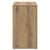 vidaXL Vitrina Roble artesanal 80 x 30 x 53 cm Madera contrachapada