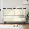 vidaXL Cabecera Colgante Liso Crema 150 x 55 x 5 cm Tela de Pana
