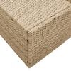 vidaXL Sofá de jardín Beige 123 x 62 x 69cm ratán sintético