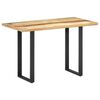 vidaXL Mesa de comedor madera maciza reciclada 120x60x76 cm