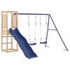 vidaXL Parque infantil de exterior madera maciza de pino