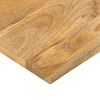vidaXL Tablero de mesa rectangular madera maciza mango 90x70x2,5 cm