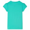 Camiseta infantil verde menta 140