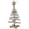 vidaXL &Aacute;rbol de Navidad Marr&oacute;n 60 cm Madera de teca maciza