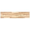 vidaXL Estantes flotantes 3 uds madera acacia sin tratar 120x30x2 cm