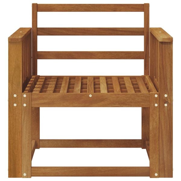 vidaXL Sof&aacute; de exterior Madera de Acacia S&oacute;lida Natural