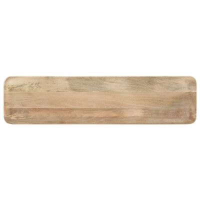 vidaXL Banco de madera maciza de mango 160 cm
