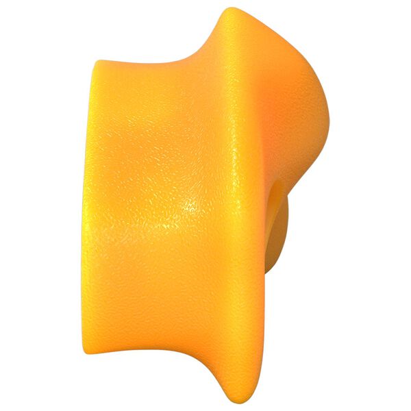 vidaXL Agarre de escalada 12 pcs Amarillo 100 x 67 x 43 mm PP