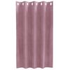 vidaXL Cortinas opacas 2 pcs Rosa Oscuro 140 x 140 cm Terciopelo