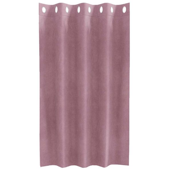 vidaXL Cortinas opacas 2 pcs Rosa Oscuro 140 x 140 cm Terciopelo