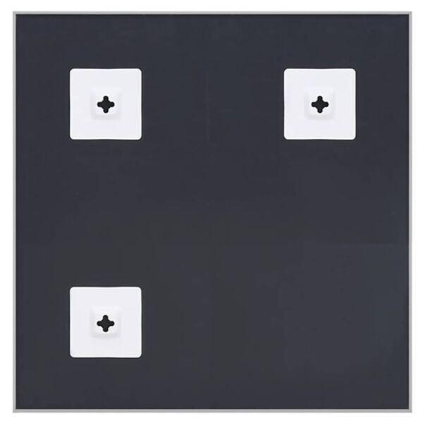 vidaXL Espejo plateado 60x60 cm