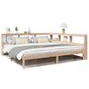 vidaXL Cama con estanter&iacute;a sin colch&oacute;n madera maciza de pino 180x200cm