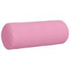 vidaXL Cojines Bolster 2 pcs Rosa Ø 25 x 70 cm tela