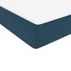 vidaXL Cama box spring con colch&oacute;n terciopelo azul oscuro 80x210 cm