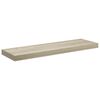 vidaXL Estantes flotantes pared 4 uds color roble MDF 80x23,5x3,8cm