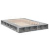 vidaXL Estructura de cama madera de ingenier&iacute;a gris Sonoma 160x200 cm