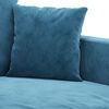 vidaXL Sillón de terciopelo azul 60 cm