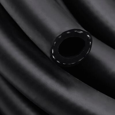 vidaXL Manguera de aire híbrida caucho y PVC negro 15 mm 5 m
