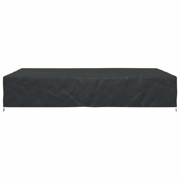 vidaXL Funda para muebles Liso Negro 350 x 260 x 90 cm 210D