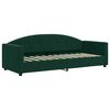 vidaXL Sof&aacute; cama nido terciopelo verde oscuro 80x200 cm