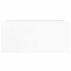 vidaXL Estante flotante de pared blanco brillante MDF 50x23x3,8 cm