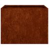 vidaXL Jardinera oxidada acero corten 40x40x30 cm